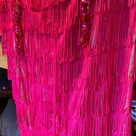 COPY - Hot Pink Flapper dress - Picture 4 of 4
